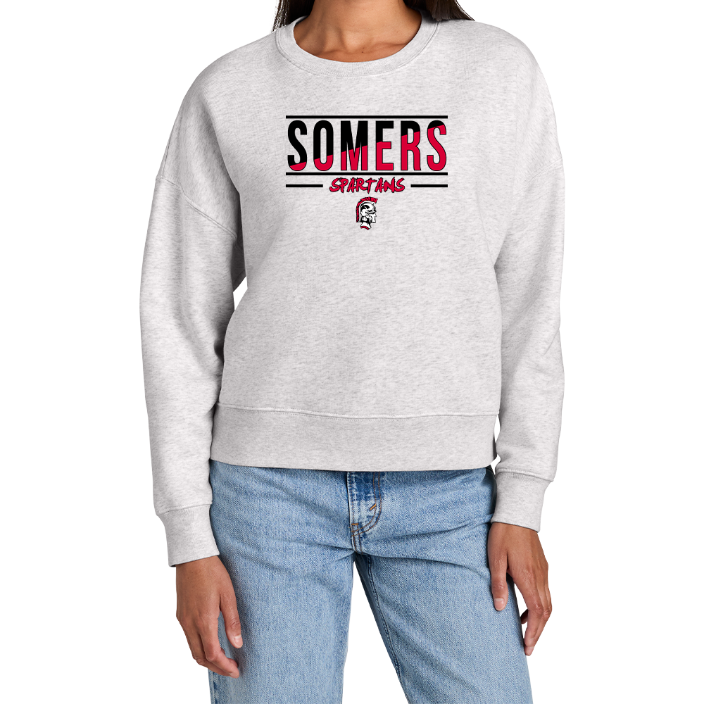 Somers PTO "Split" Women’s Alma Crewneck Sweatshirt