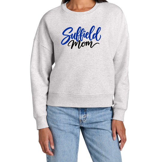 Suffield PTO "Mom" Women’s Alma Crewneck Sweatshirt
