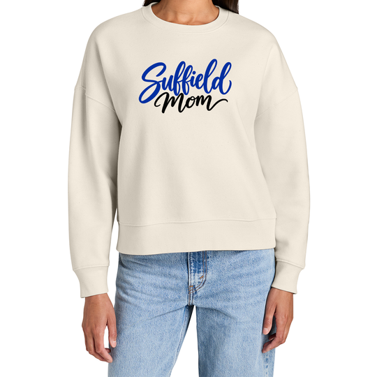 Suffield PTO "Mom" Women’s Alma Crewneck Sweatshirt