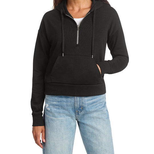 District® Women’s Perfect Tri® Fleece 1/2-Zip Pullover (Embroidered)