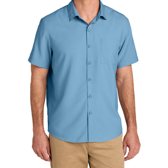 Port Authority® Short Sleeve UV Dockside Shirt (Embroidered)