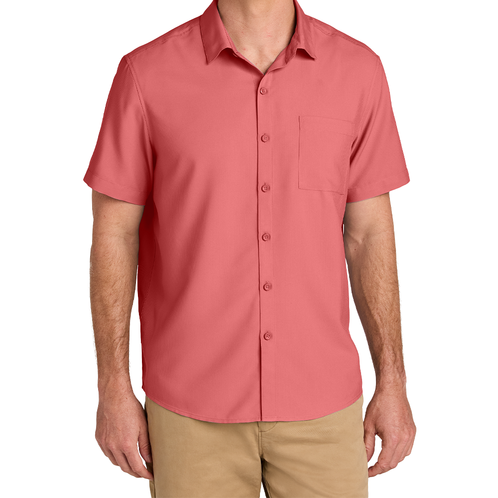 Port Authority® Short Sleeve UV Dockside Shirt (Embroidered)