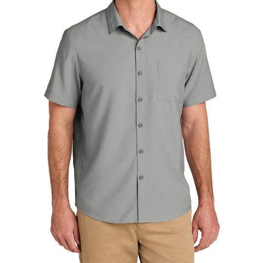 Port Authority® Short Sleeve UV Dockside Shirt (Embroidered)
