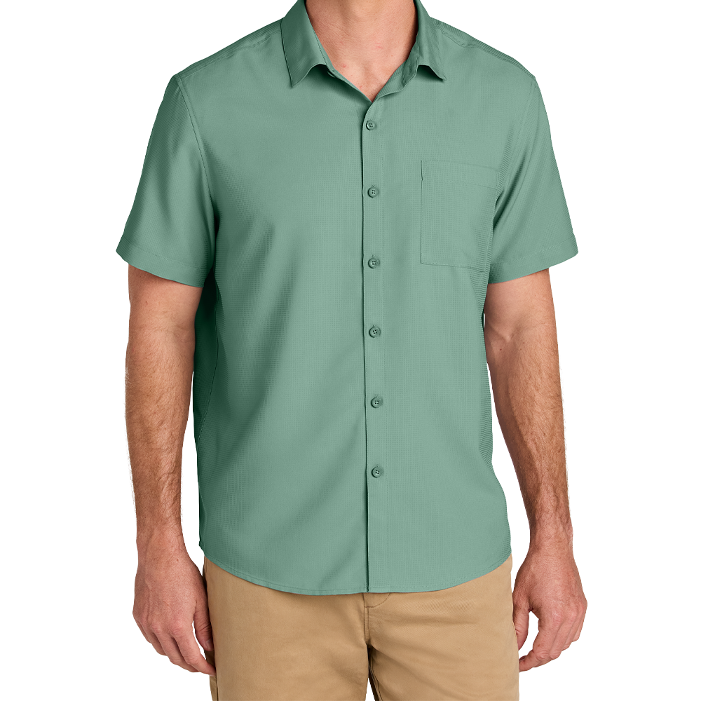 Port Authority® Short Sleeve UV Dockside Shirt (Embroidered)