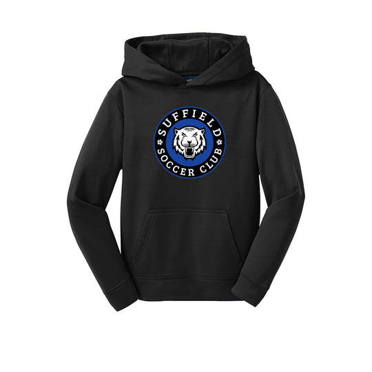 Suffield Soccer Club Youth Tech Hoodie