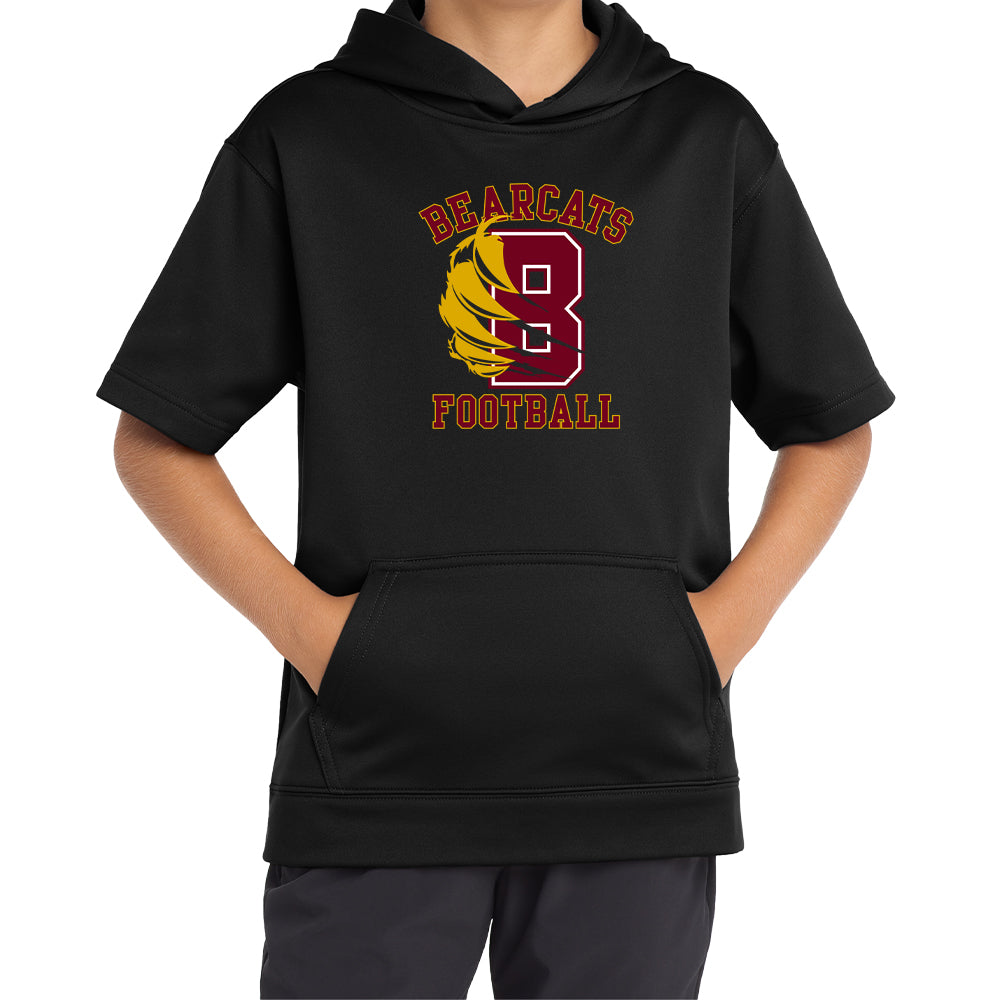 Bearcats Football Youth SS Tech Hoodie
