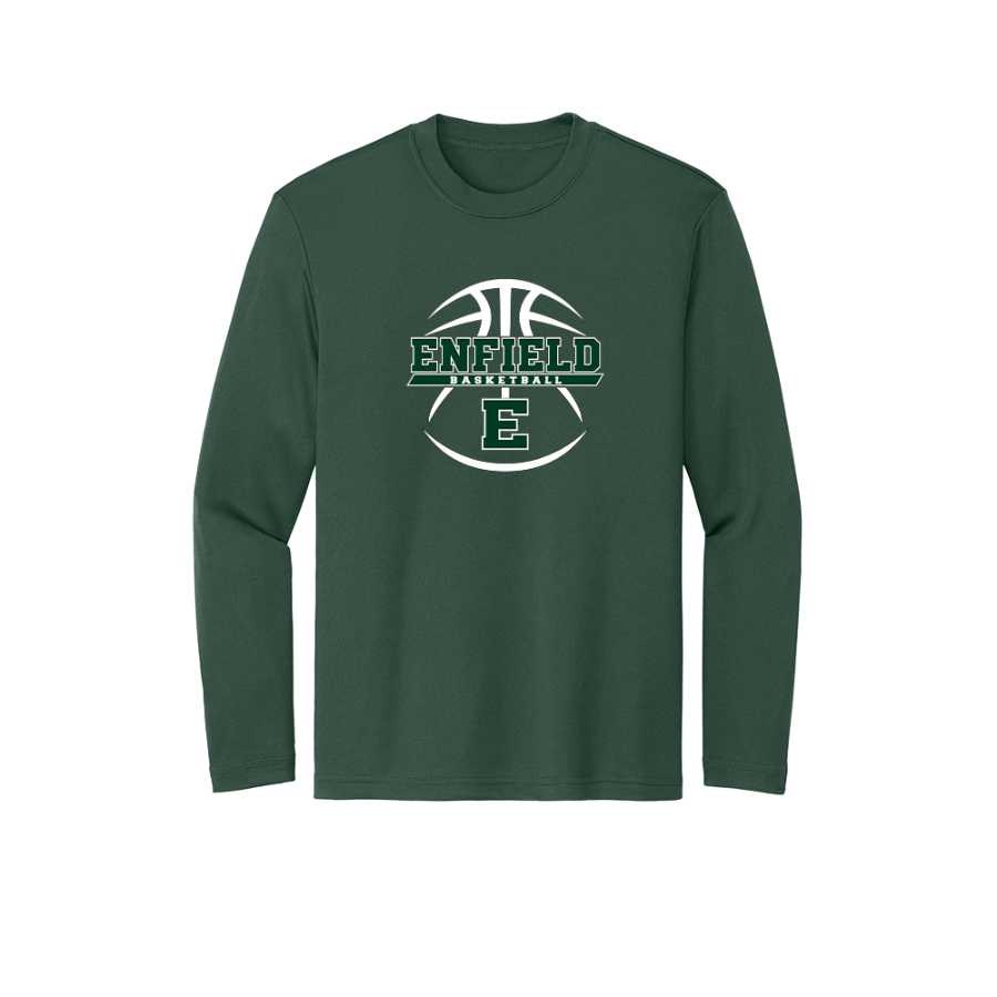 Enfield Basketball Youth LS Tech Tee