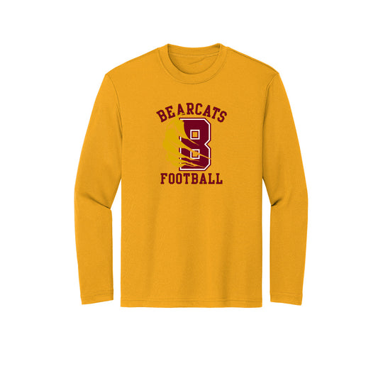 Bearcats Football Youth Long Sleeve Competitor Tee