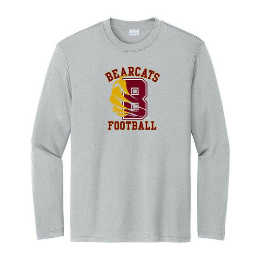 Bearcats Football Youth Long Sleeve Competitor Tee