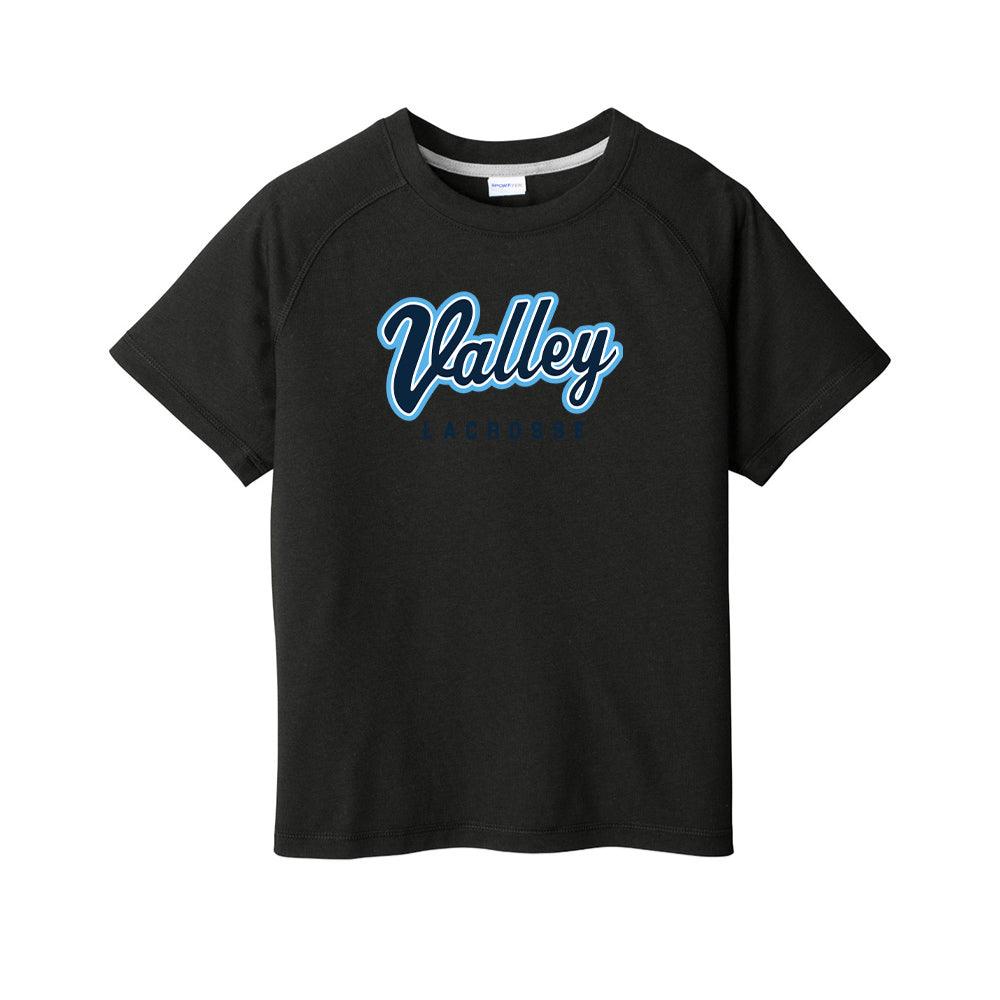 Valley Lacrosse Youth Wicking Tee