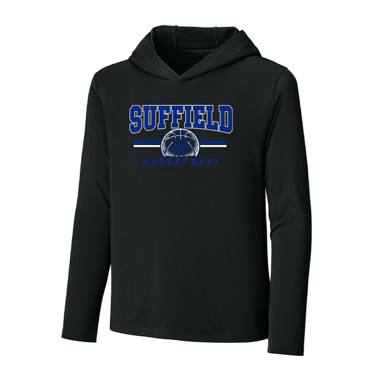 Suffield Travel "Court" Youth LS T-Shirt Hoodie
