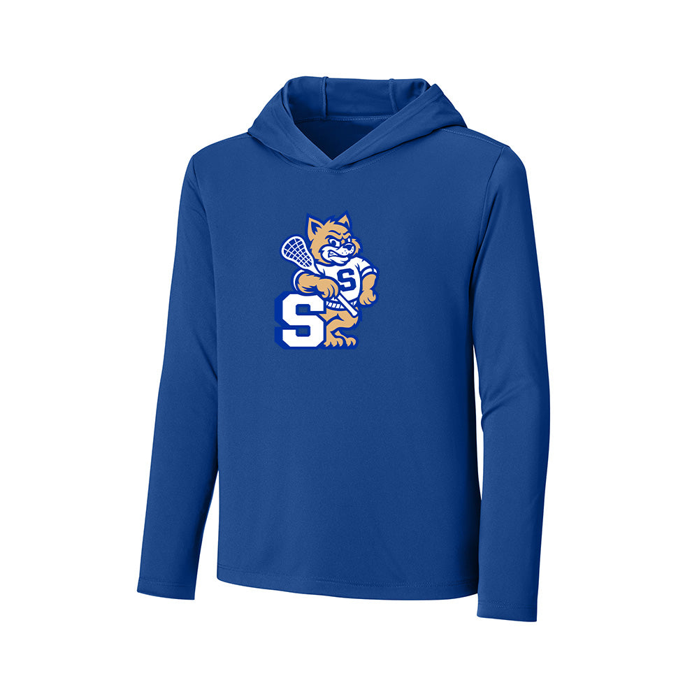 Suffield Youth Lacrosse "New Cat" LS T-Shirt Hoodie