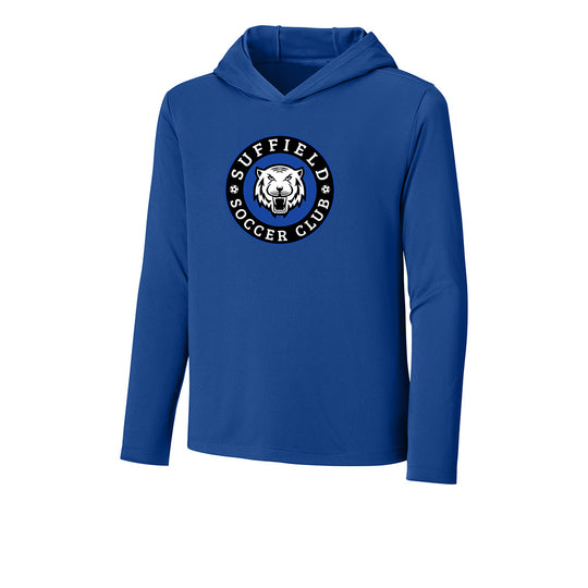 Suffield Soccer Club Youth LS T-Shirt Hoodie